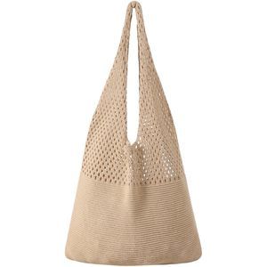 Crochet Beach Tote Bags, Stylish Mesh Beach Bags Shoulder Bag, Cute ^-^
